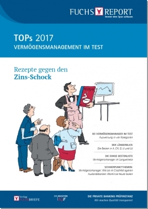 Cover TOPs 2017 - Vermögensmanagement im Test