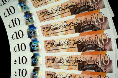 Banknoten, Britisches Pfund