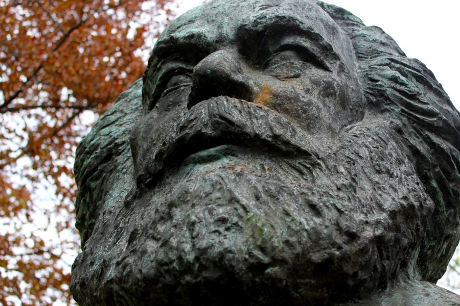Marx-Statue in Dessau