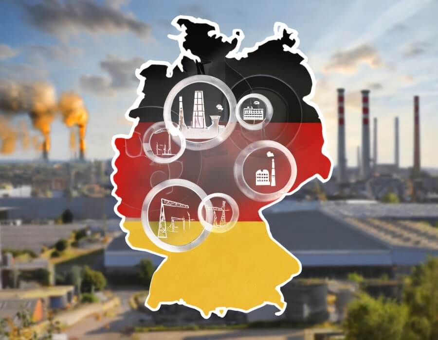 Symbolbild Industriecluster in Deutschland