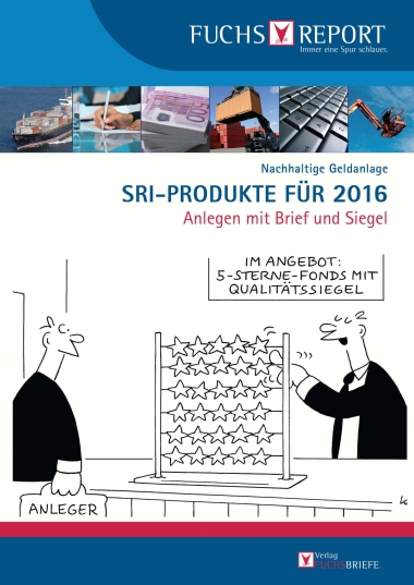 Cover Nachhaltige Geldanlage SRI-Produkte 2016
