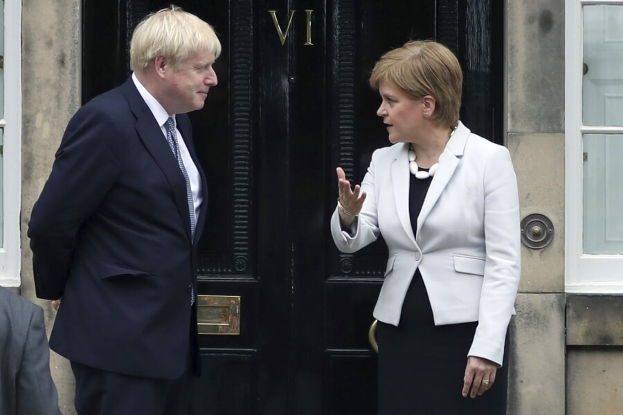 Boris Johnson und Nicola Sturgeon