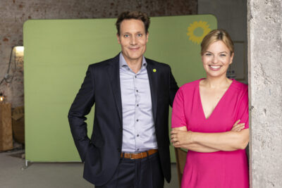 Katharina Schulze und Ludwig Hartmann, nominiertes Spitzen-Team zur Landtagswahl 2023