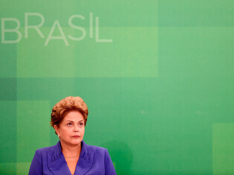 Präsidentin Rousseff in der Krise