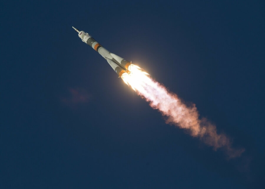 Eine Soyuz-Rakete