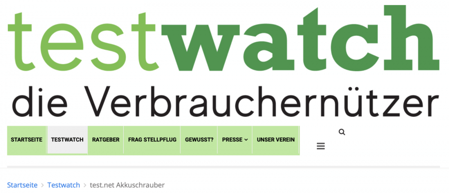 Screenshot von testwatch.de