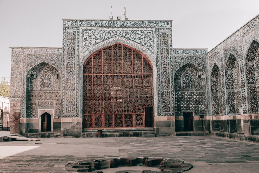 Eine Moschee in Teheran