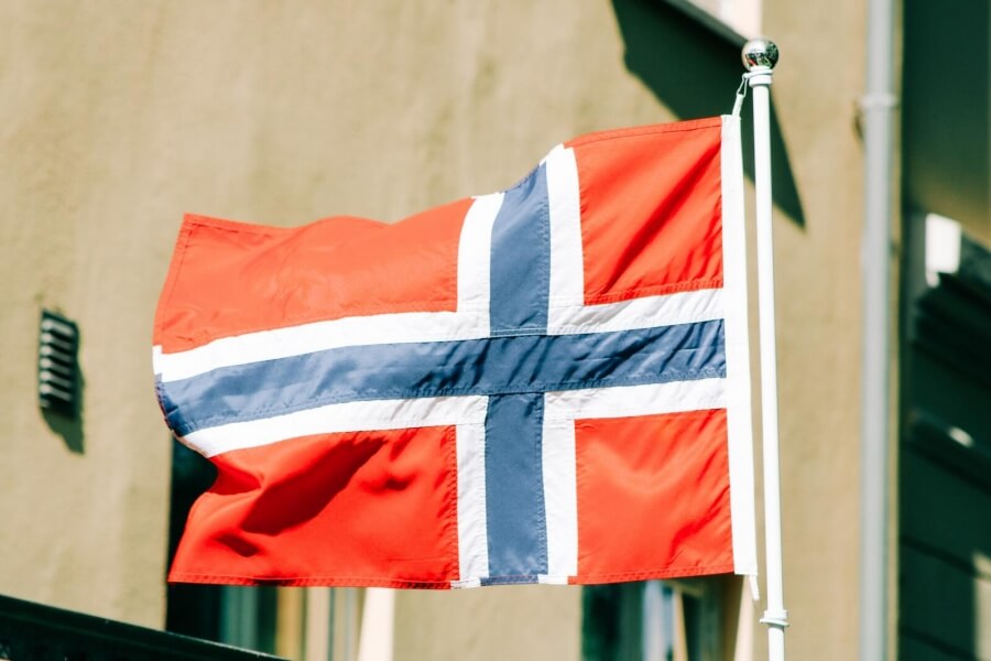 Die Norwegische Flagge