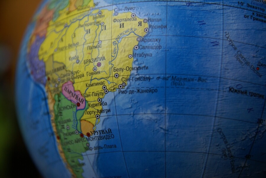 Globus Südamerika