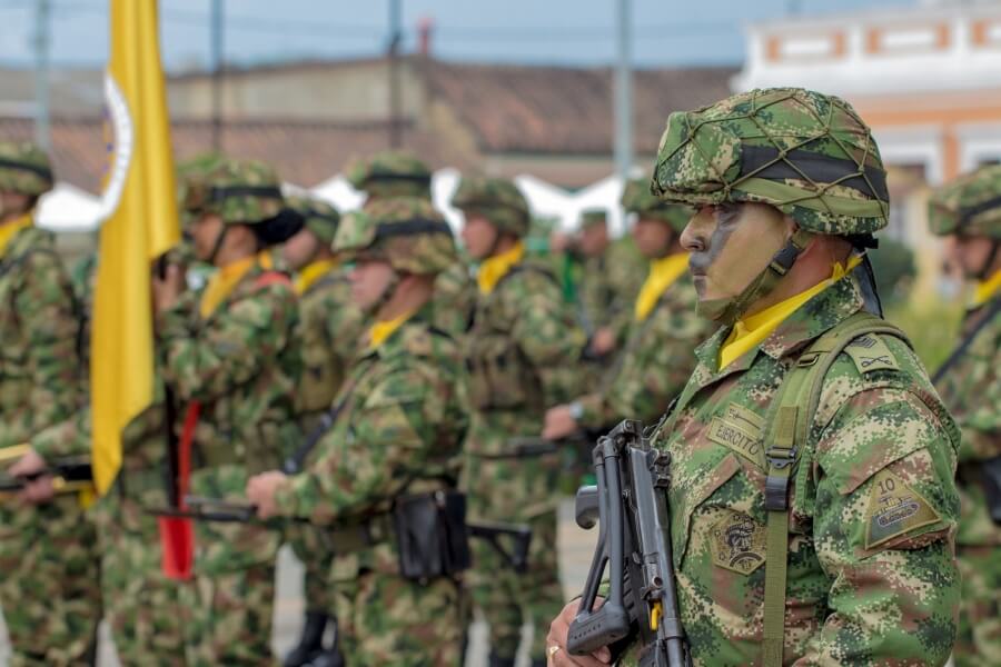 Soldaten aus Kolumbien