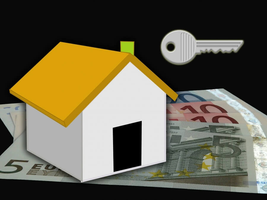 Symbolbild Immobilie und Geld