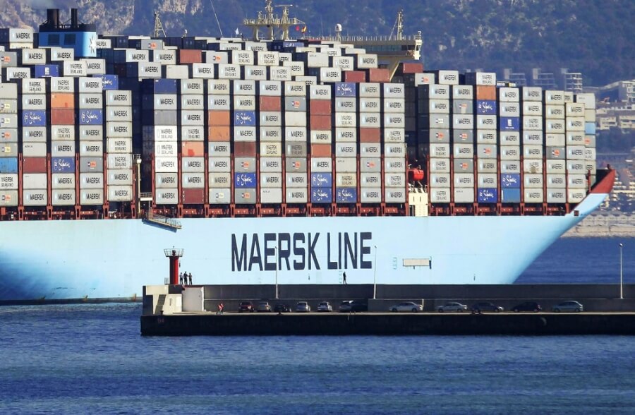 Containerschiff von Maersk