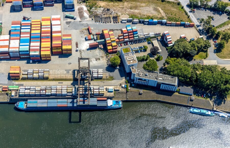 Logistik Hafen