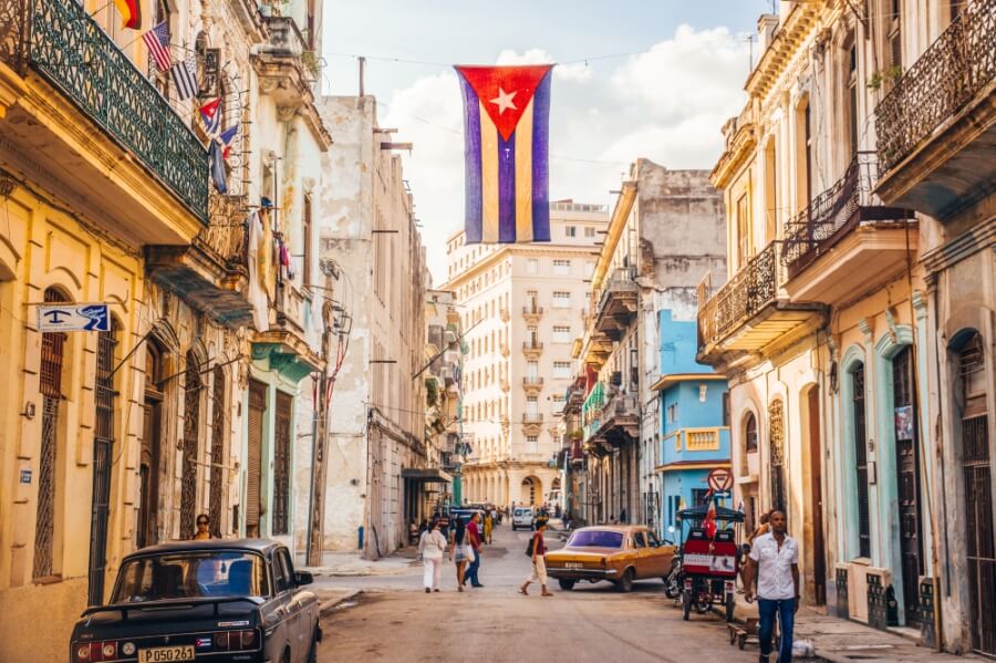 Straßenszene in Havanna, Kuba