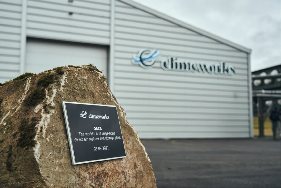 Anlage von Climeworks auf Island