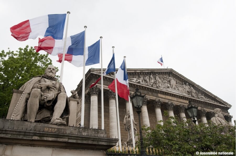 Assemblée nationale - Gebäude des französischen Parlaments