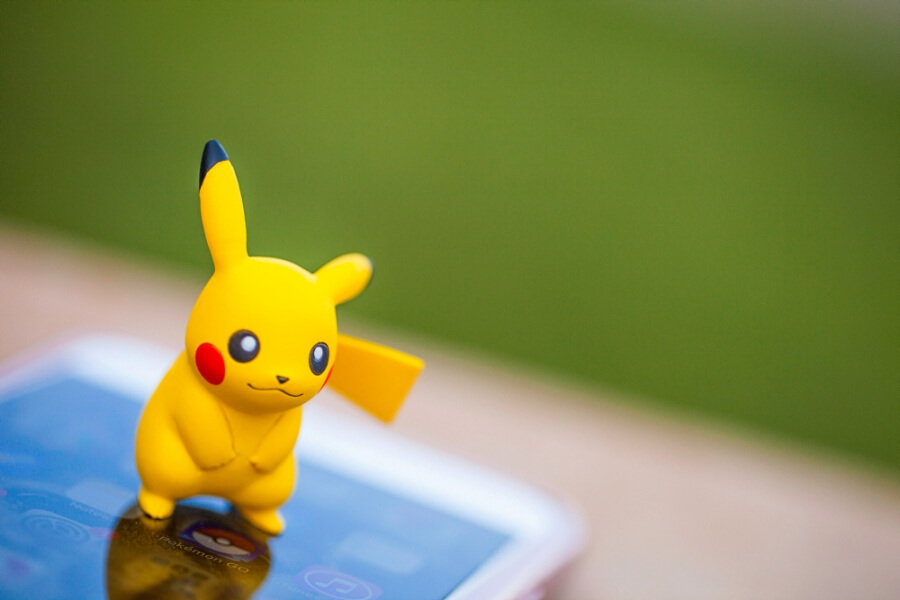 Nintendo Werbebild mit Pikachu