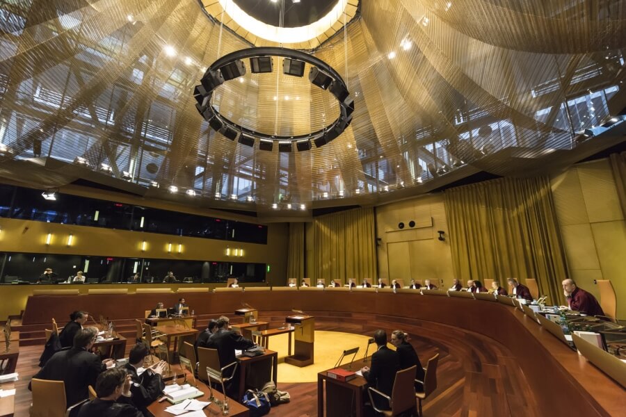 Eine Sitzung des Gerichtshofs - Große Kammer 