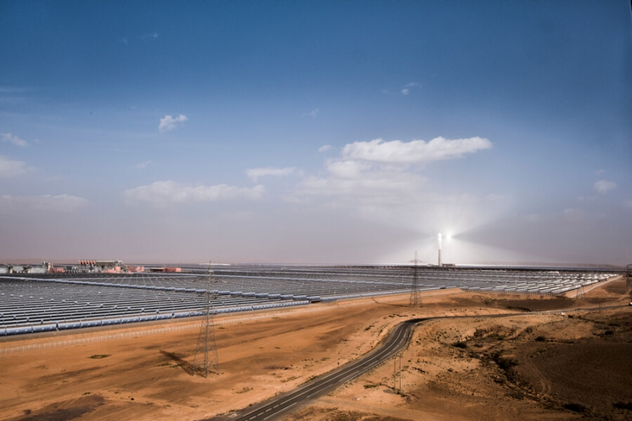 Quarzazate Solar Power Station in Marokko