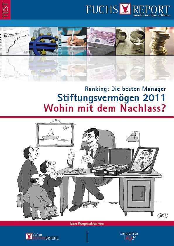Stiftungsvermögen 2011 - Wohin mit dem Nachlass?sa