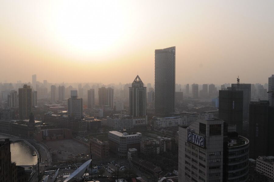 Stadt-Ansicht Shanghai, China