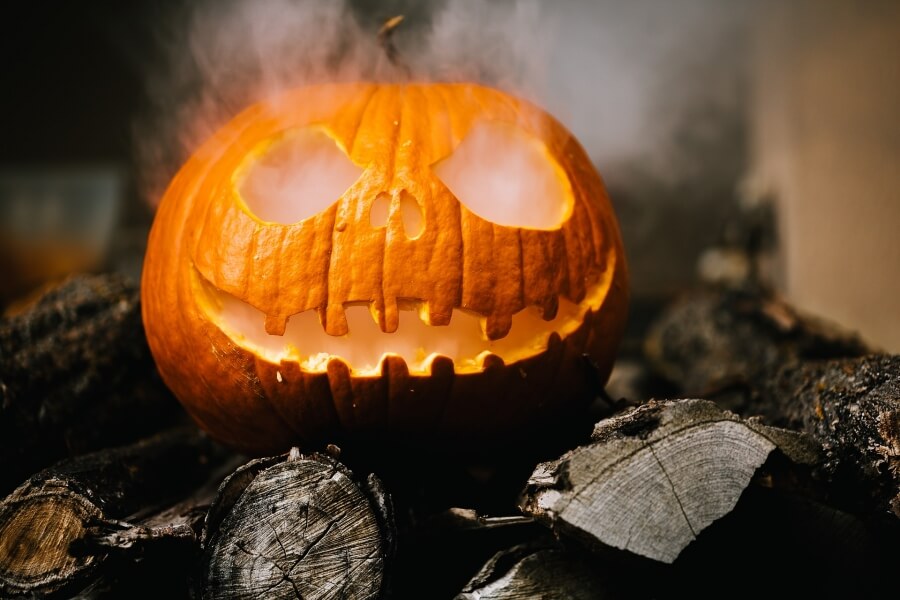 Halloween Kürbis Jack-o-Lantern