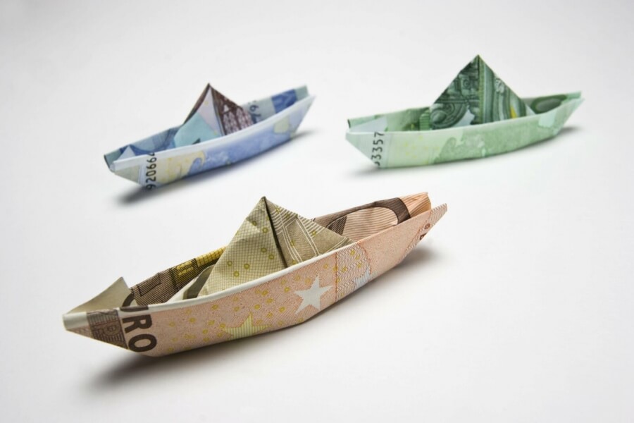 Geld, Schiffe, Euro, sicherer Hafen