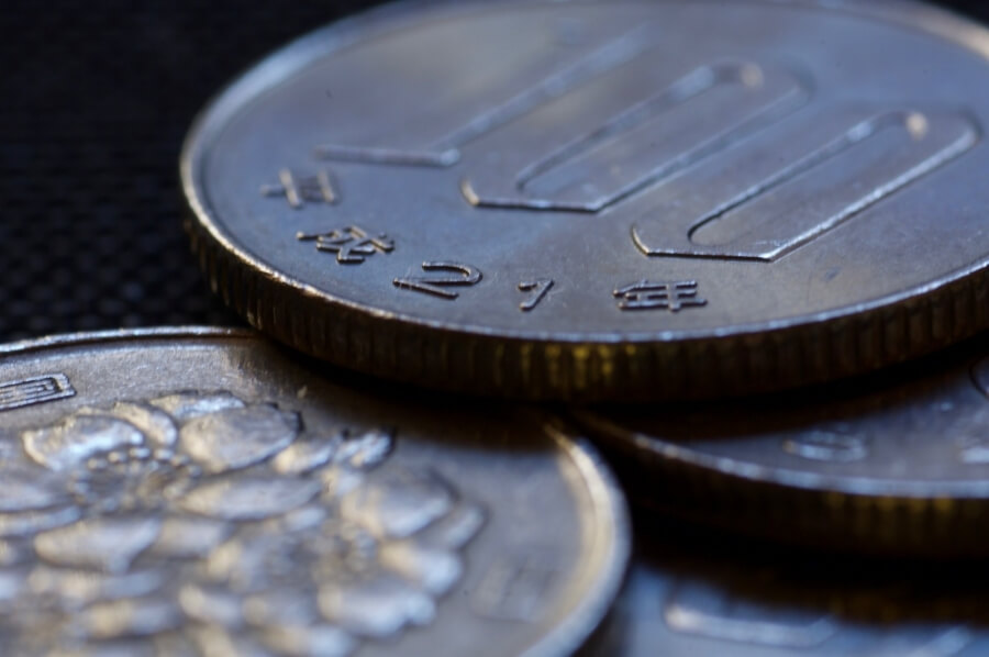 Japanischer Yen, Münze, Geld, Währung