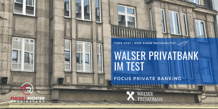 Die Walser Privatbank im Fokus Private Banking